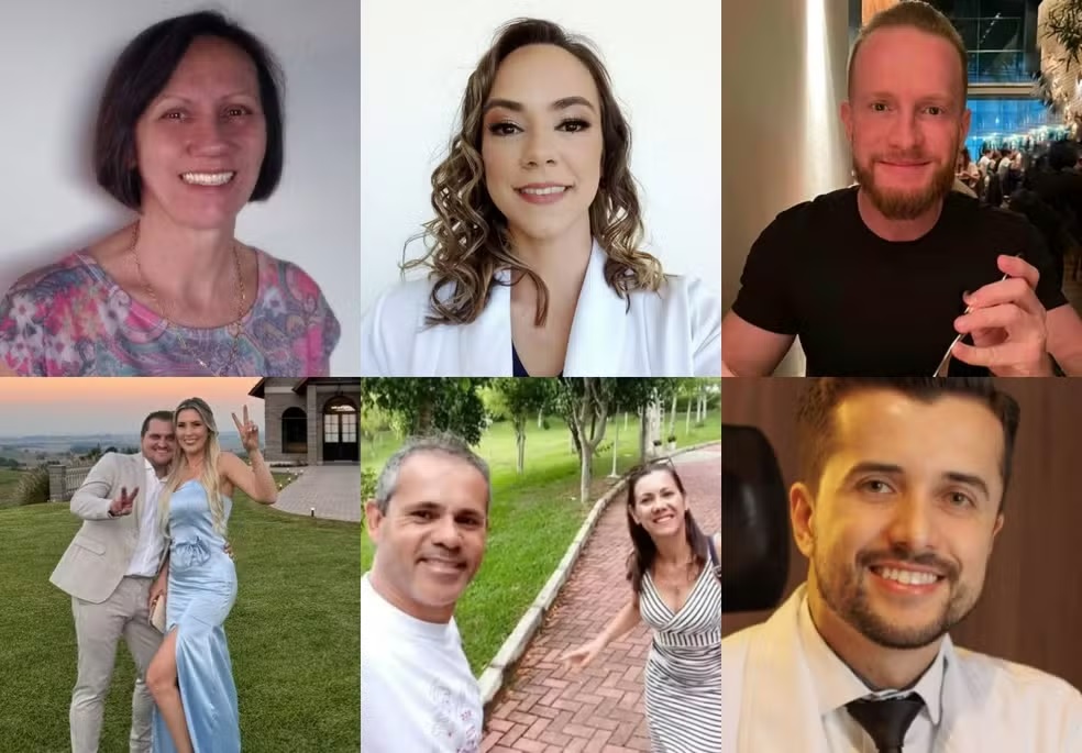 Da esquerda para a direita: Leane Elizabeth Herrmann, Leise Herrmann Parizotto, Leandro Luzzi, Fabio Luiz Izycki, Juliane Jacinta Sawicki, Everaldo da Rocha, Janaina Moreira Soares da Rocha e Andrei Gabriel de Melo