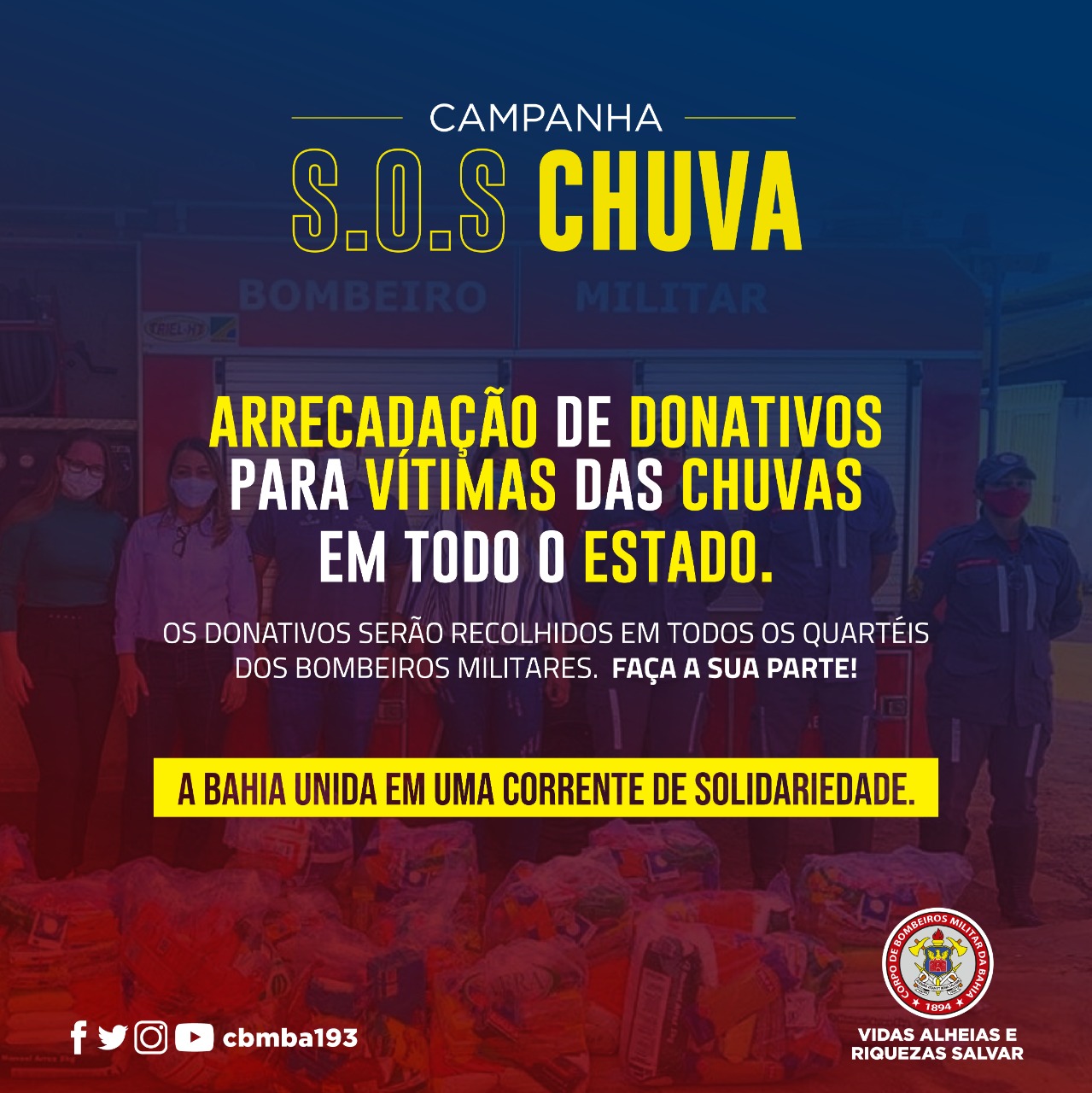 Campanha Corpo de Bombeiros