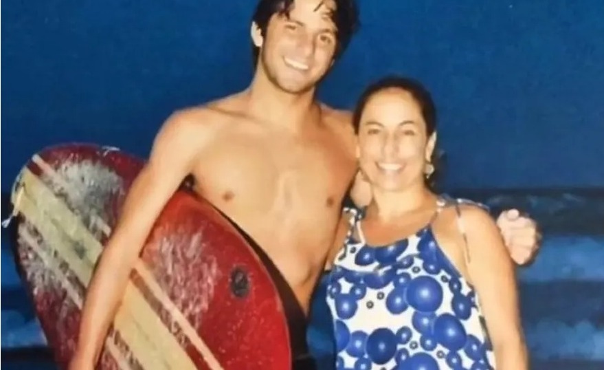 Cissa e o filho Rafael