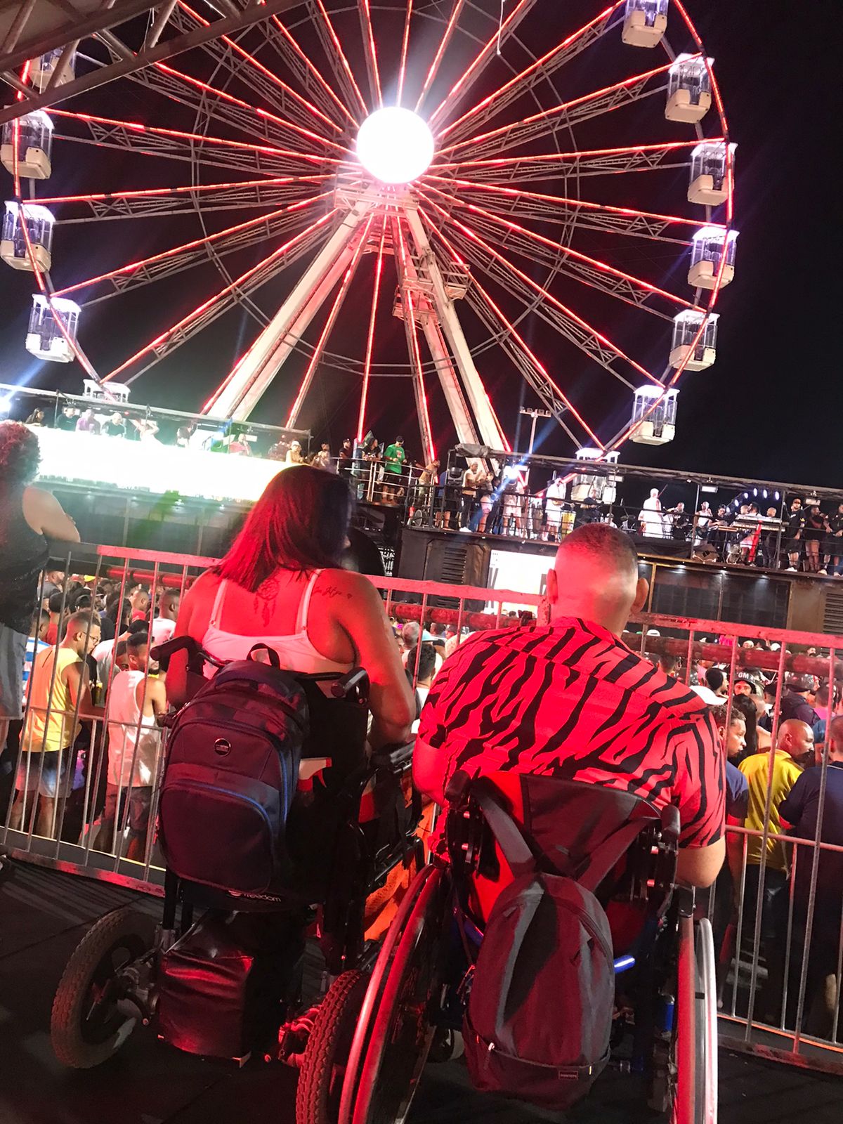 Mirante acessível no Festival Virada