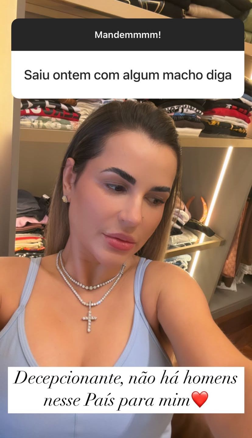 Deolane fala sobre "falta de homens" para ela no país