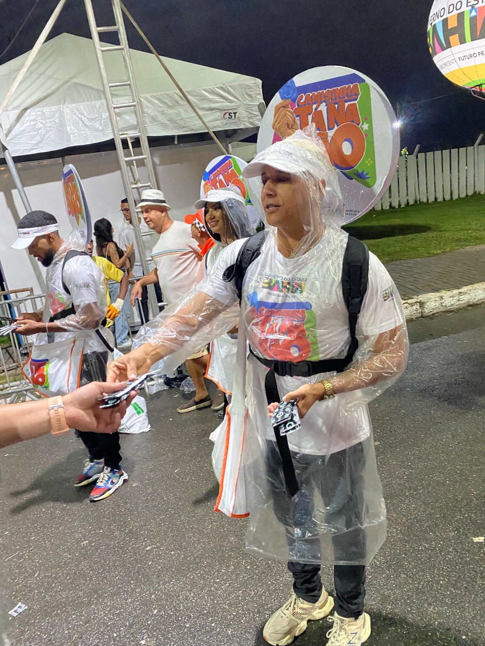 Ação no Parque de Exposições, em Salvador / Divulgação